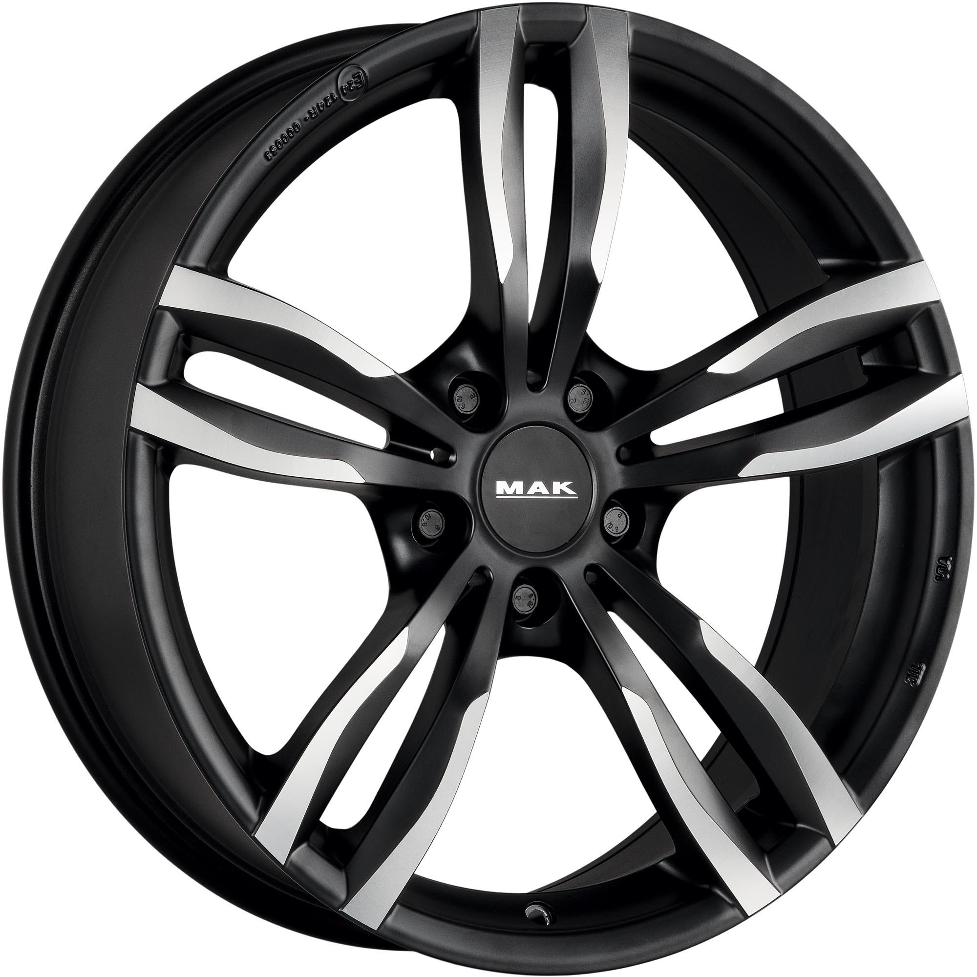 Mak Luft 8Jx17 5x120 ET43 DIA72.6 Ice Black