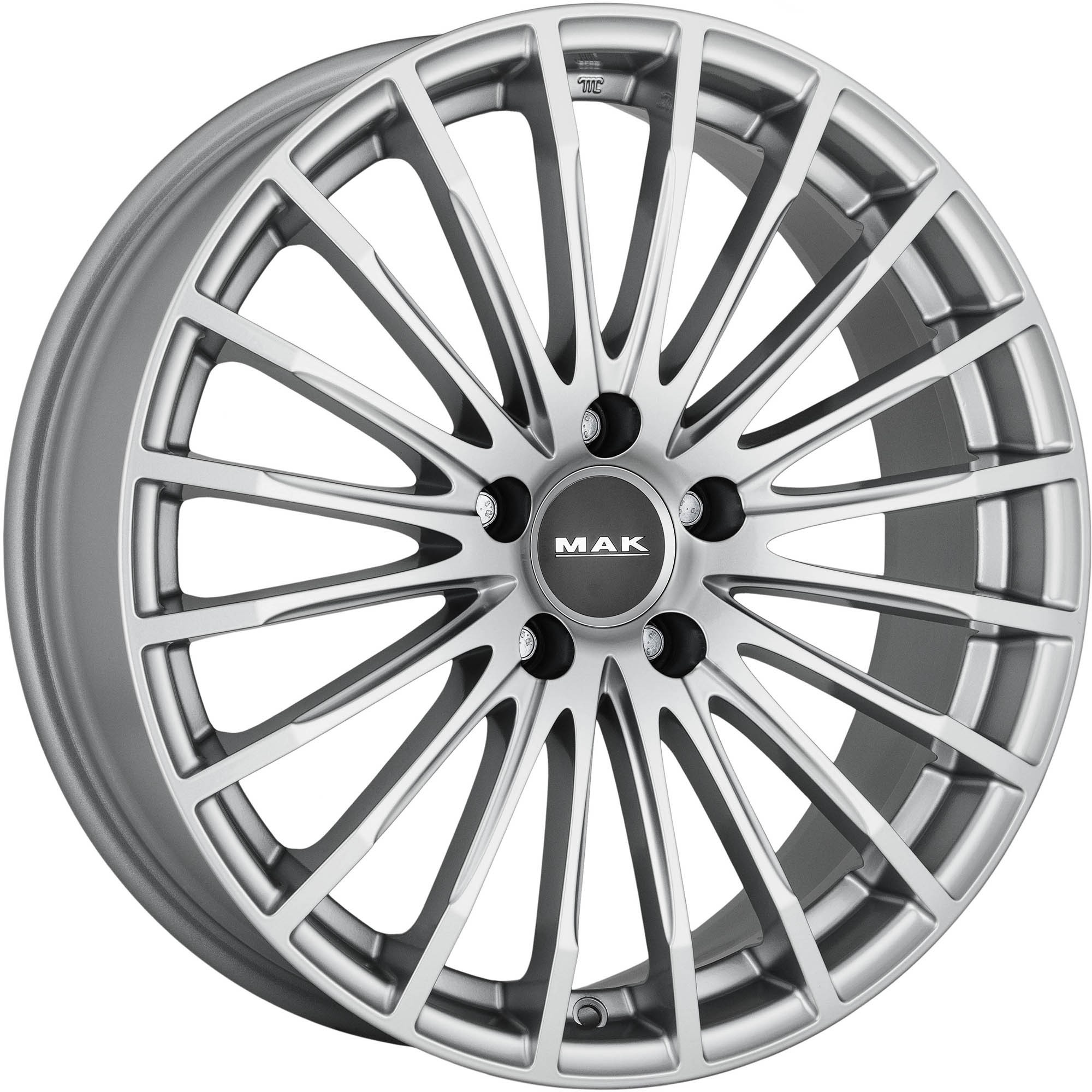 Mak Starlight 8.5Jx19 5x112 ET28 DIA66.6 Silver