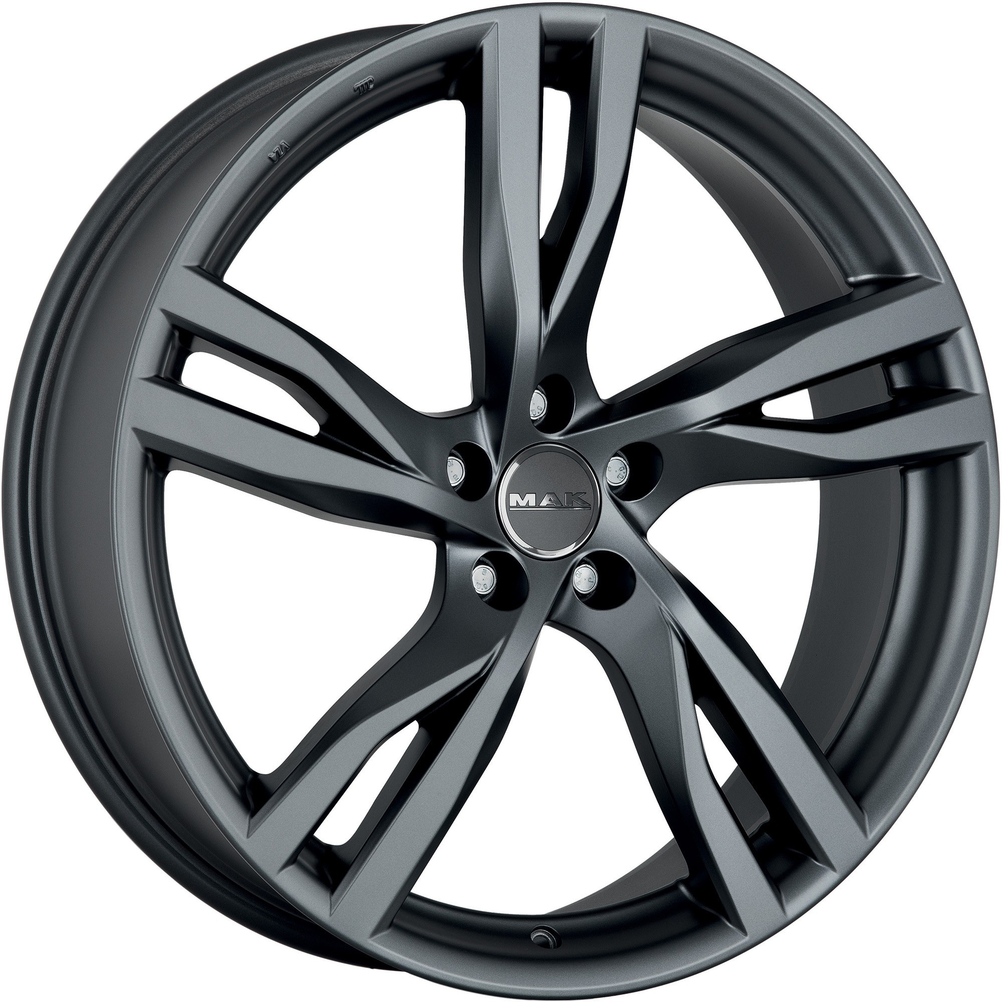 Mak Stockholm 8.5Jx20 5x112 ET32 DIA66.5 Matt Titan
