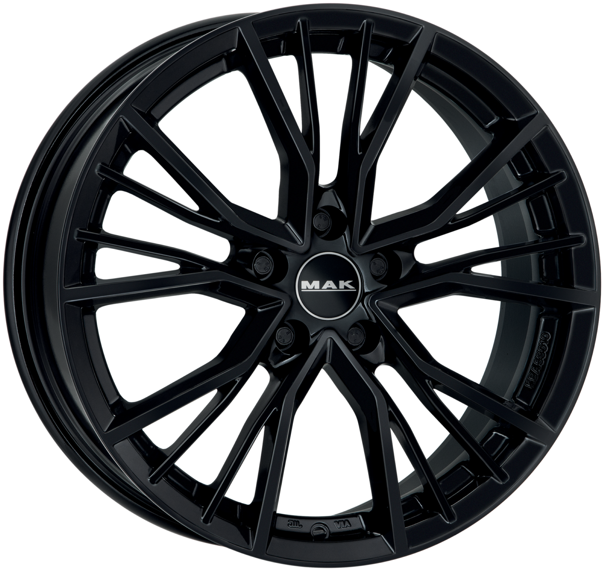 Mak Union 10Jx22 5x112 ET32 DIA66.5 Gloss Black