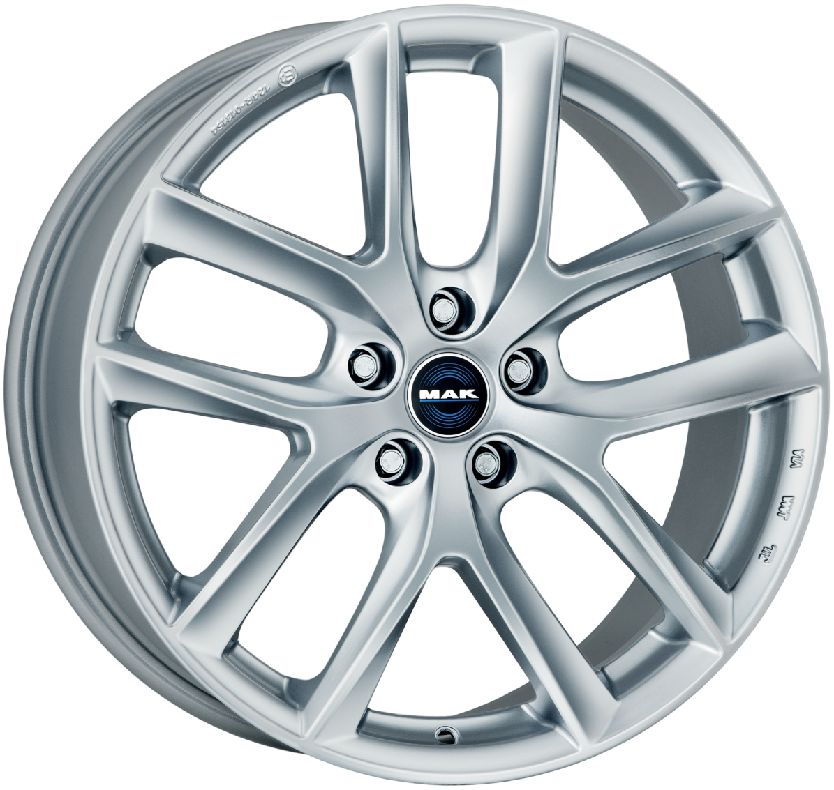 Mak Voltage 8.5Jx18 5x114 ET40 DIA64.1 Silver