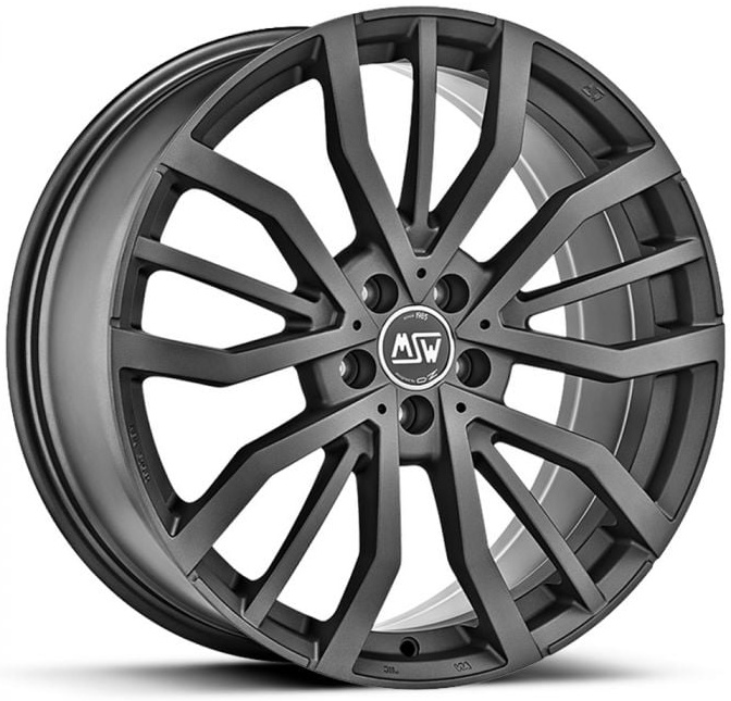 MSW 49 9Jx19 5x120 ET38 DIA72.6 Matt Gun Metal
