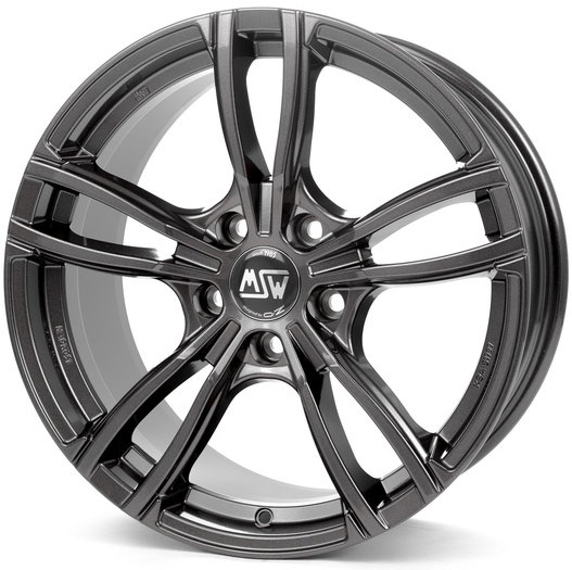 MSW 71 8.5Jx19 5x120 ET35 DIA72.6 Gloss Dark Grey Full Polished