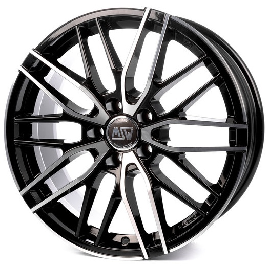 MSW 72 8Jx18 5x114 ET40 DIA73.1 Gloss Black Full Polished