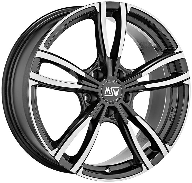 MSW 73 8Jx18 5x112 ET28 DIA73 gloss dark grey full polished