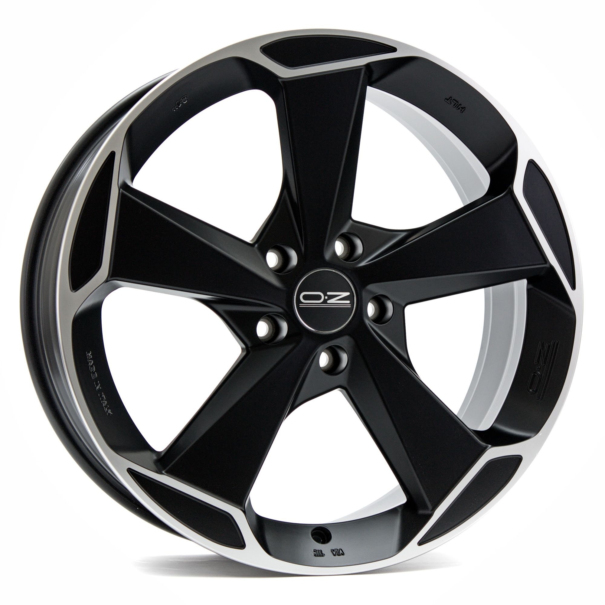 OZ Racing Aspen HLT 8.5Jx20 5x112 ET45 DIA79 Matt Black Diamond Cut