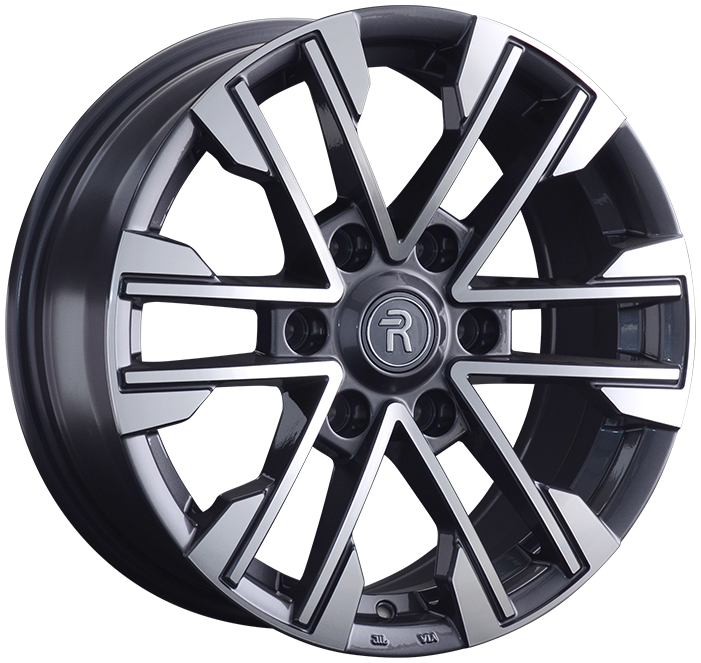 Replica MI169 7.5Jx17 6x139.7 ET38 DIA67.1 GMF