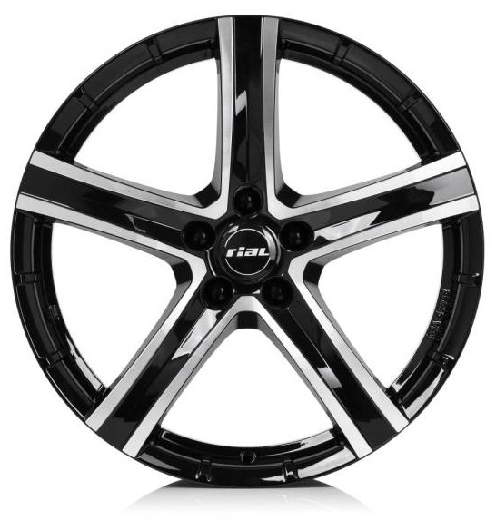 Rial Quinto 9.5Jx20 5x130 ET53 DIA71.5 Diamond Black Front Polished