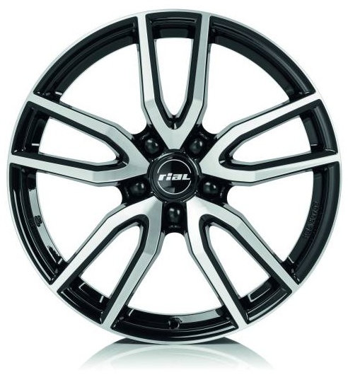Rial Torino 8Jx19 5x114.3 ET48 DIA70.1 Diamond Black Front Polished