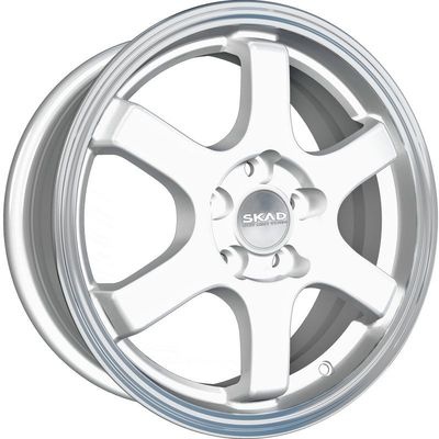 СКАД Киото 6Jx15 4x100 ET45 DIA67.1 Алмаз белый
