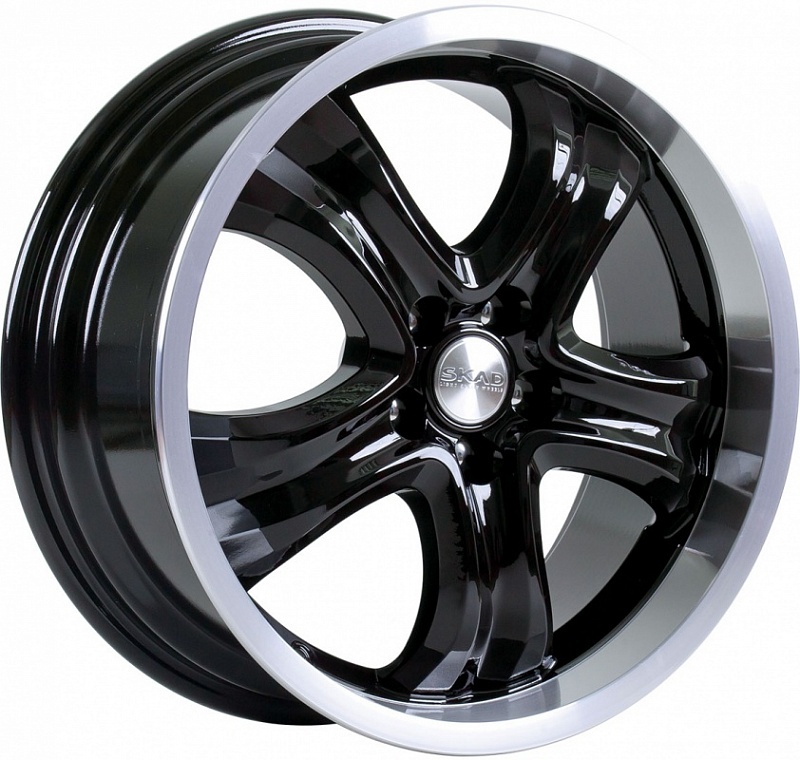 СКАД Вольф 7.5Jx17 5x100 ET35 DIA57.1 алмаз антрацит