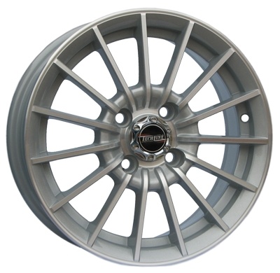 Tech-Line 302 5.5Jx13 4x98 ET28 DIA58.6 silver