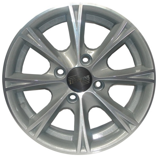 Tech-Line 401 5.5Jx14 4x100 ET28 DIA67.1 Silver
