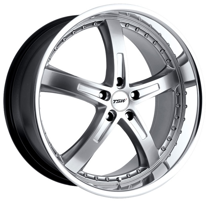 TSW Jarama 8Jx18 5x112 ET45 DIA72 Hyper Silver Mirror Cut Lip