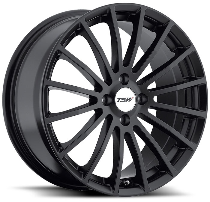 TSW Mallory 8Jx17 5x114.3 ET40 DIA76 Matt Black