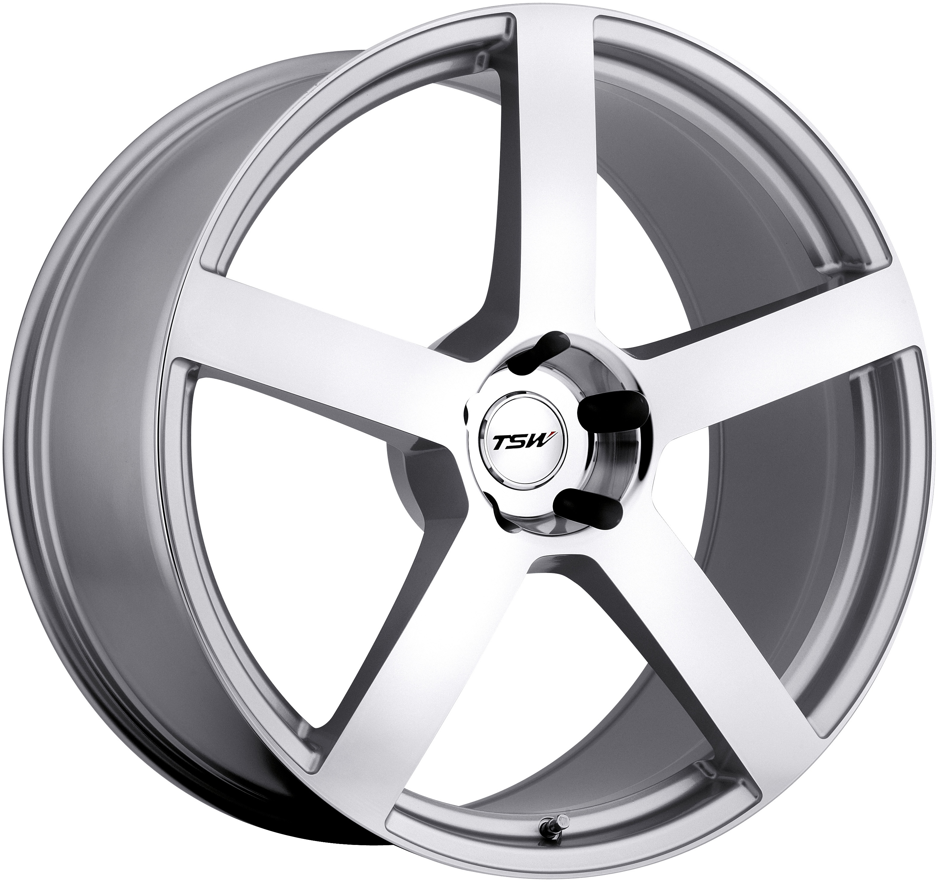 TSW Panorama 8Jx17 5x114.3 ET35 DIA76 Silver Mirror Cut Face