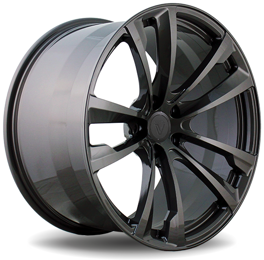 Vissol F-681 11.5Jx22 5x112 ET43 DIA66.6 Gloss Graphite