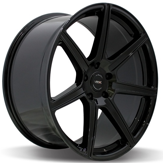 Vissol V-107 8Jx19 5x112 ET30 DIA66.6 Gloss Black