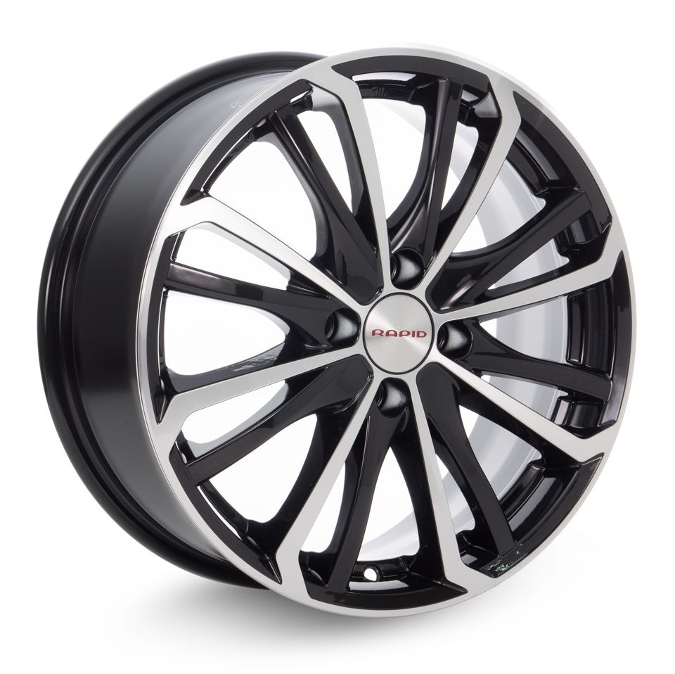 КиК Рим 6Jx15 4x100 ET25 DIA67.1 Алмаз черный