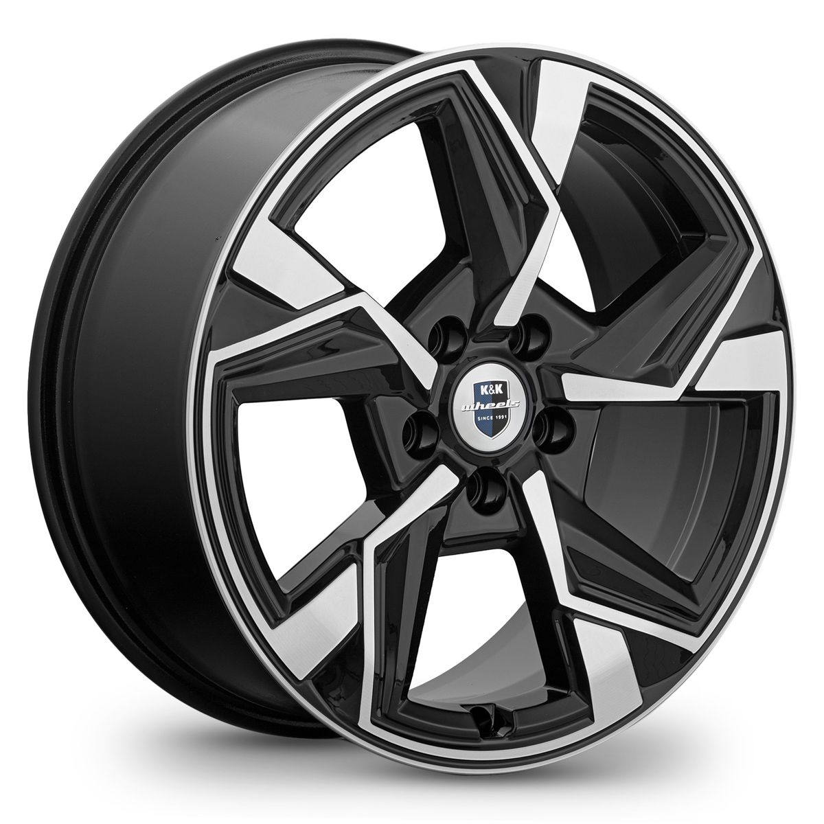 КиК Кайан 7.5Jx18 5x114.3 ET45 DIA67.1 алмаз чёрный