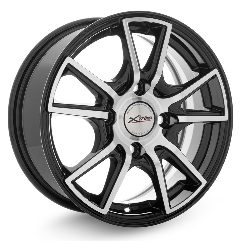 X'trike X-104 6Jx14 4x100 ET38 DIA67.1 BK/FP
