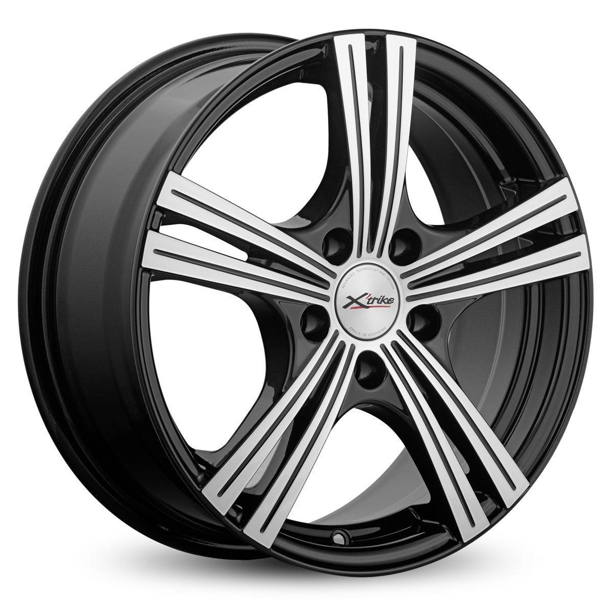 X'trike X-112 6.5Jx16 5x114.3 ET45 DIA67.1 BK/FP