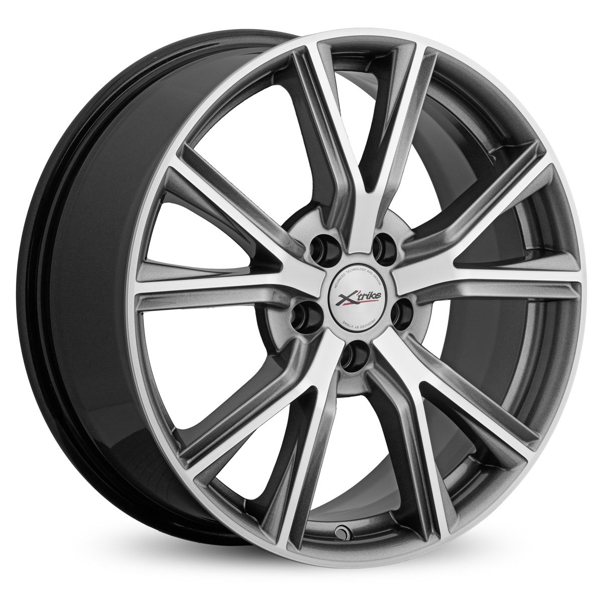 X'trike X-122 7.5Jx18 5x114.3 ET37 DIA66.6 HSB/FP