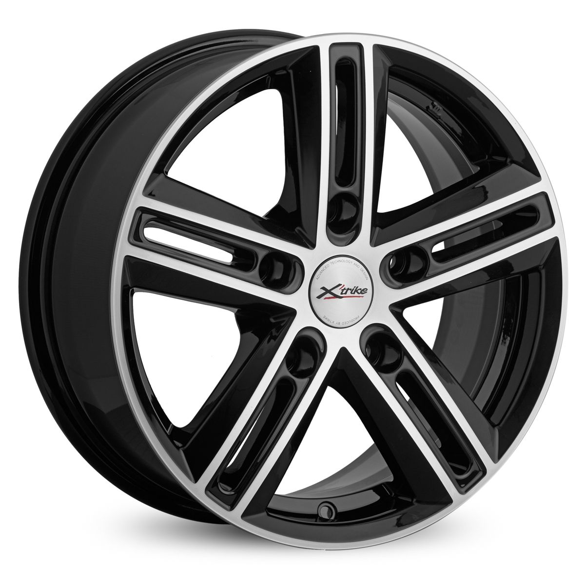 X'trike X-123 6.5Jx16 5x139.7 ET40 DIA98.5 BK/FP