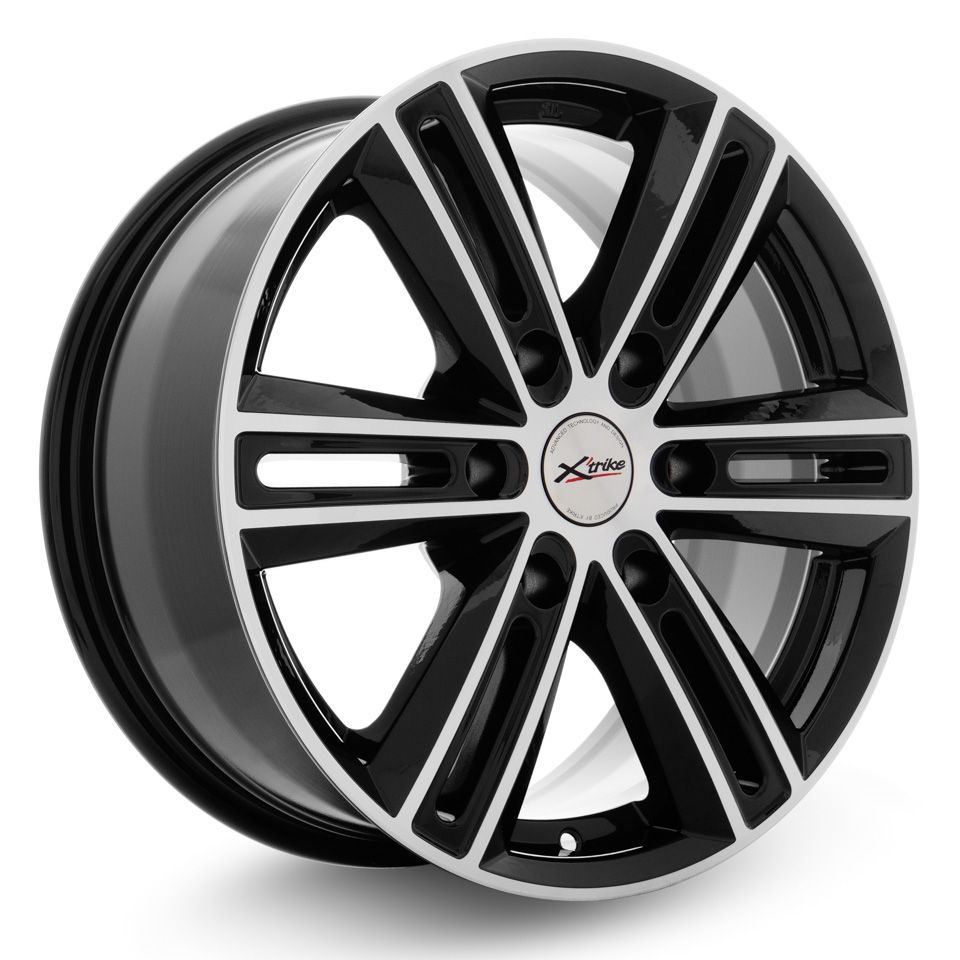 X'trike X-124 7.5Jx17 6x139.7 ET25 DIA106.1 BK/FP