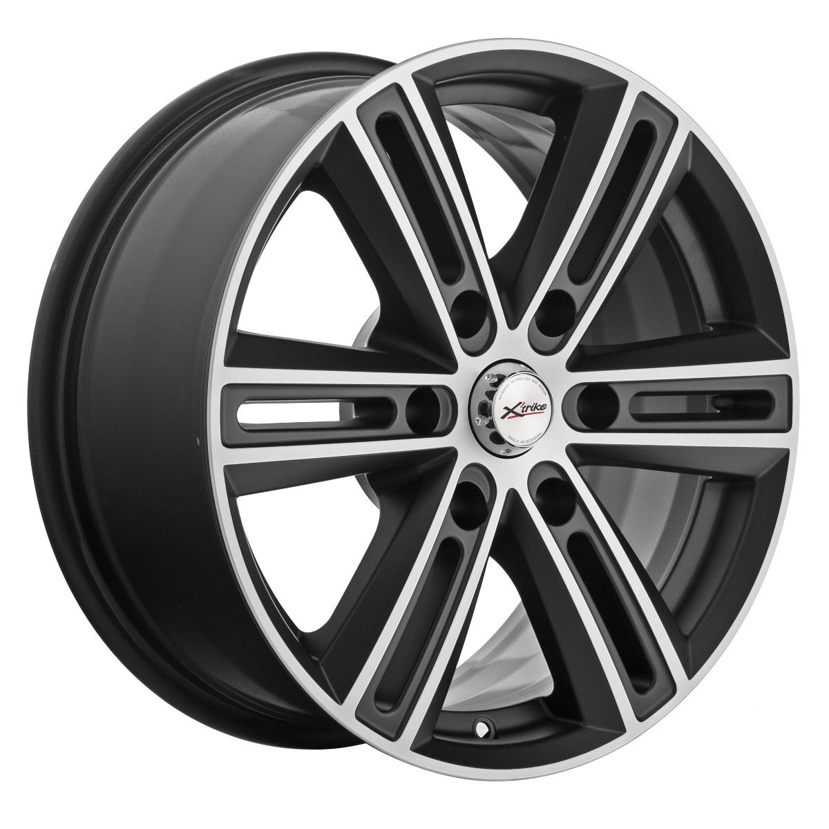 X'trike X-124 7.5Jx17 6x139.7 ET36 DIA100.1 BKM/FP