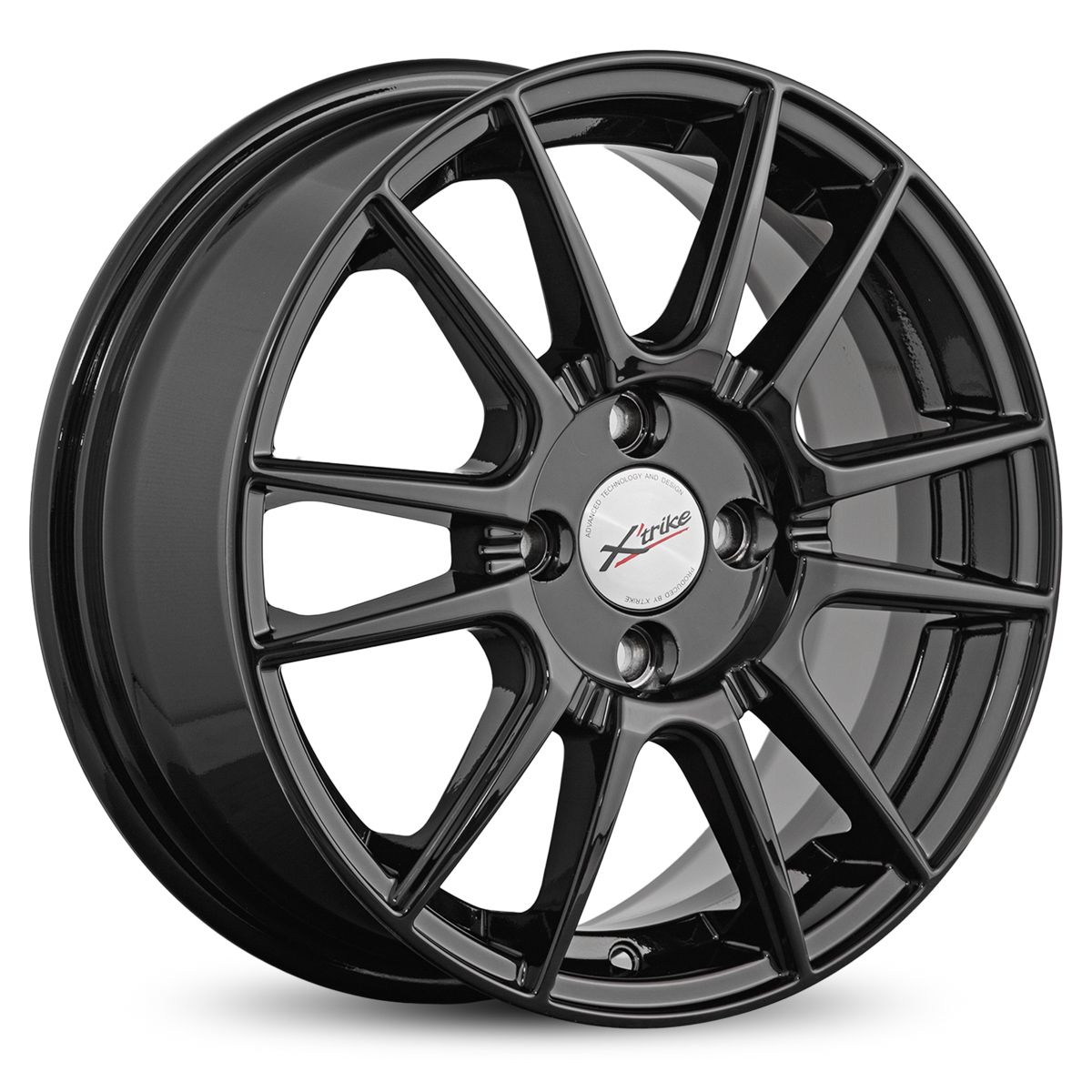 X'trike X-127 6Jx15 4x100 ET45 DIA60.1 BK