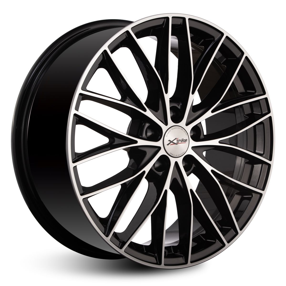 X'trike X-130 7.5Jx18 5x114.3 ET45 DIA67.1 BK/FP