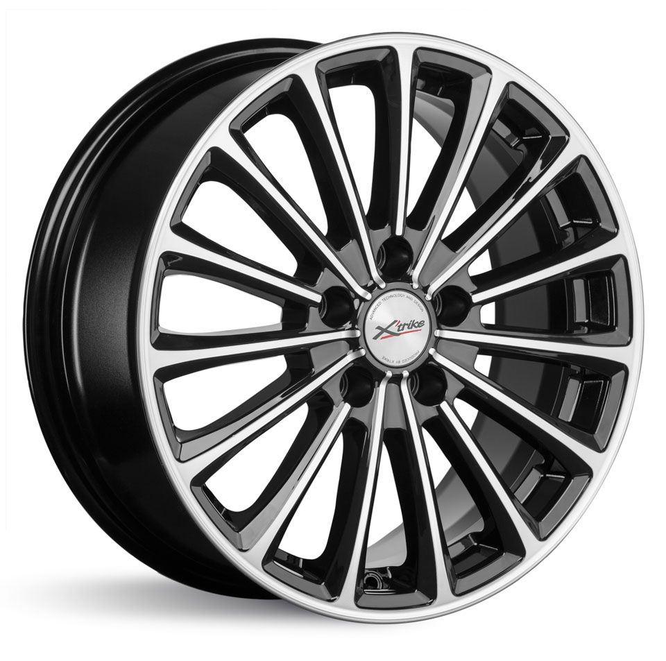 X'trike X-136 7Jx17 5x108 ET45 DIA63.35 BK/FP
