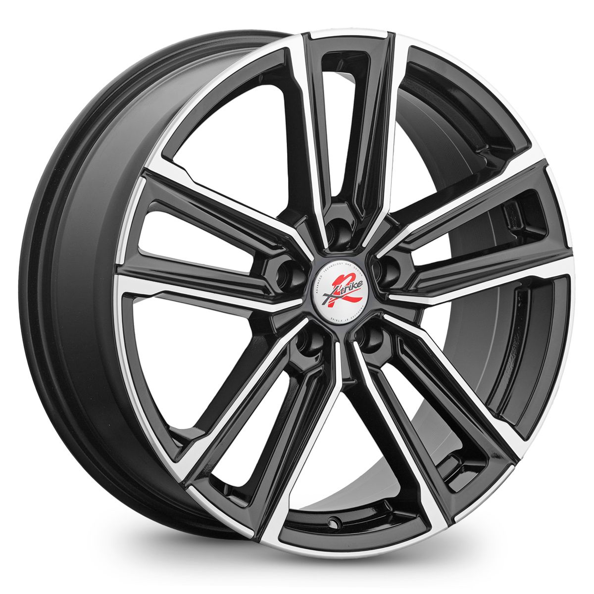 XtrikeRST R078 7Jx18 5x108 ET33 DIA60.1 BK/FP