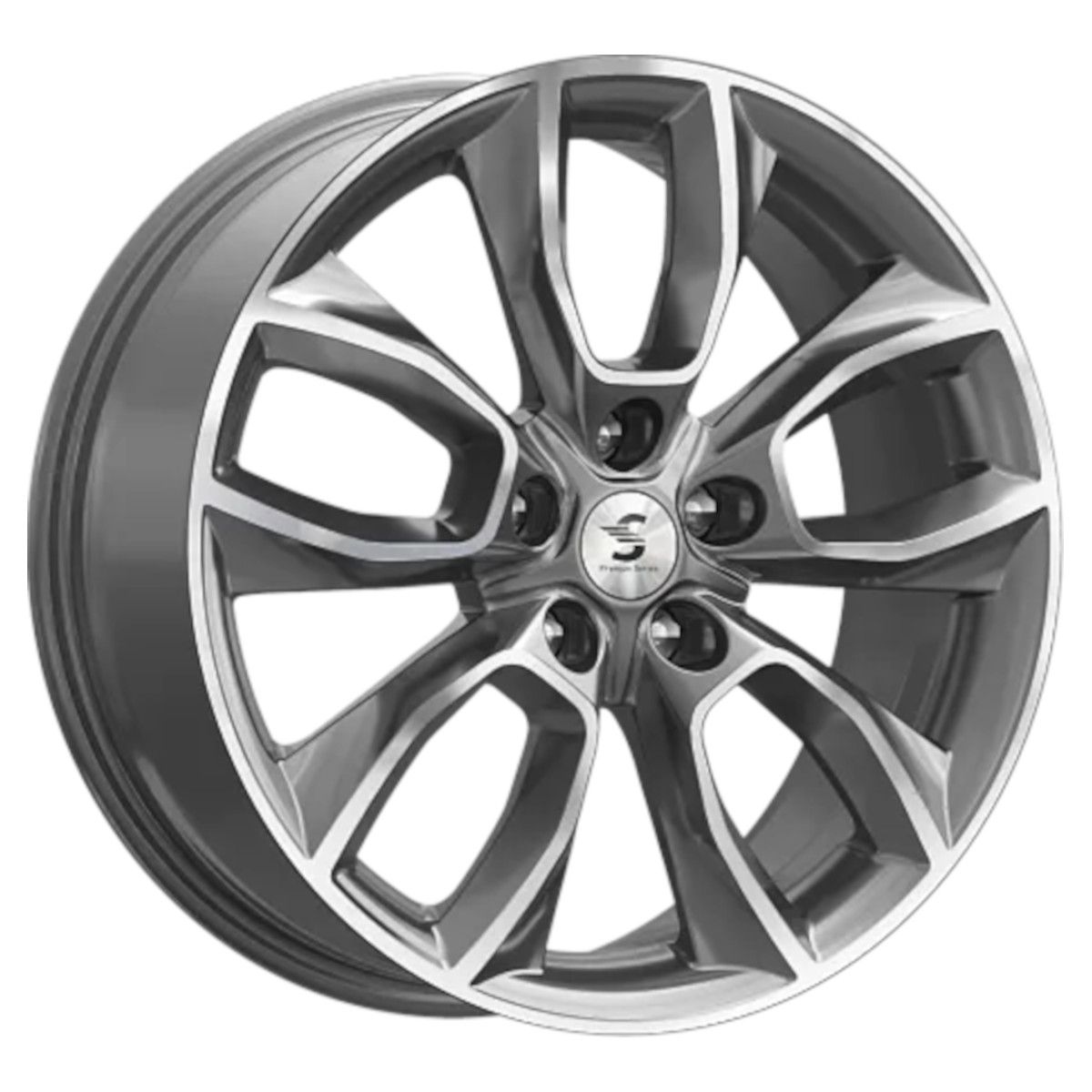 СКАД Premium КР001 (18_Hongqi H5 II) 7Jx18 5x114.3 ET45 DIA67.1 Diamond gloss graphite