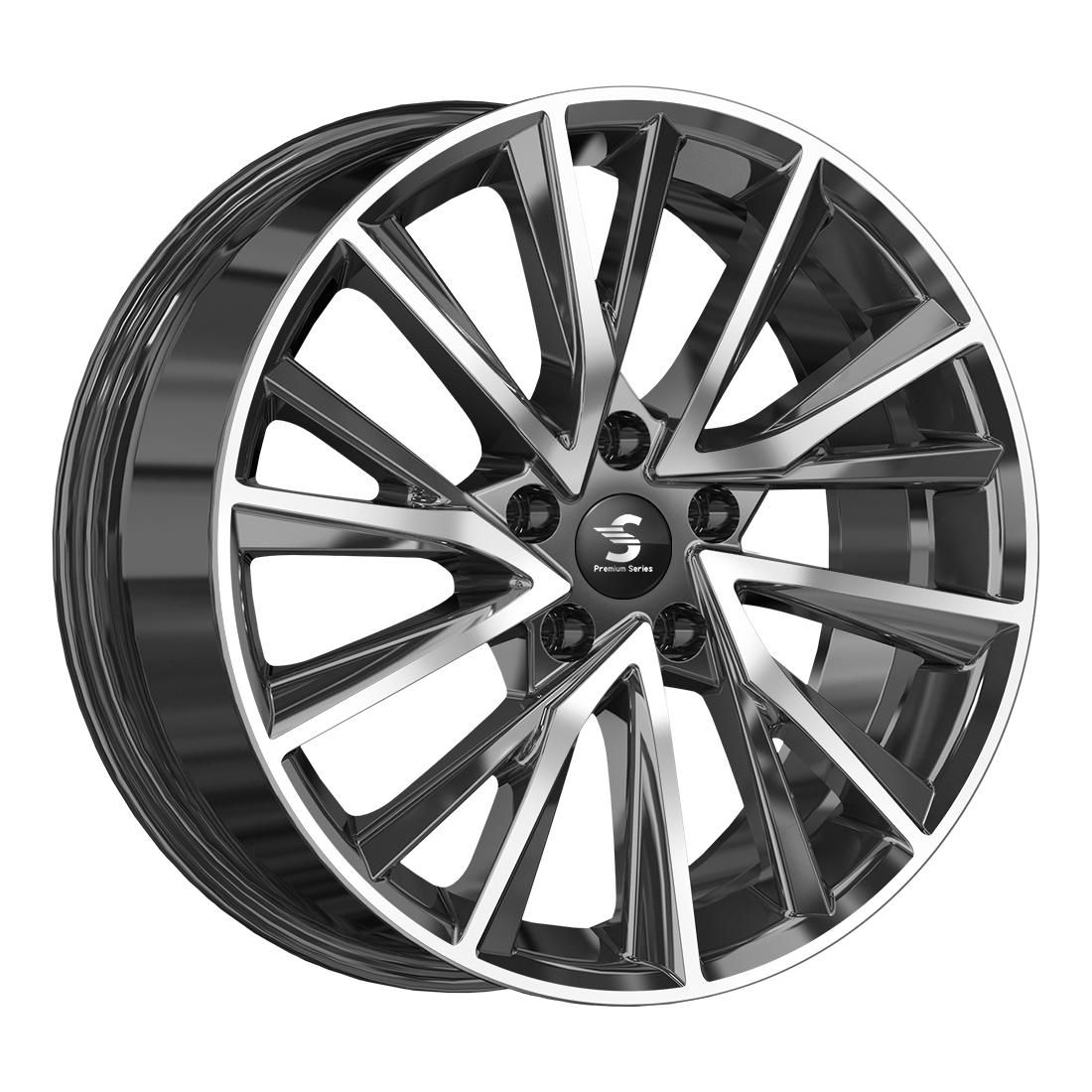 СКАД Premium КР010 (18_EXEED TXL) 7.5Jx18 5x108 ET36 DIA65.1 Diamond Black Gris