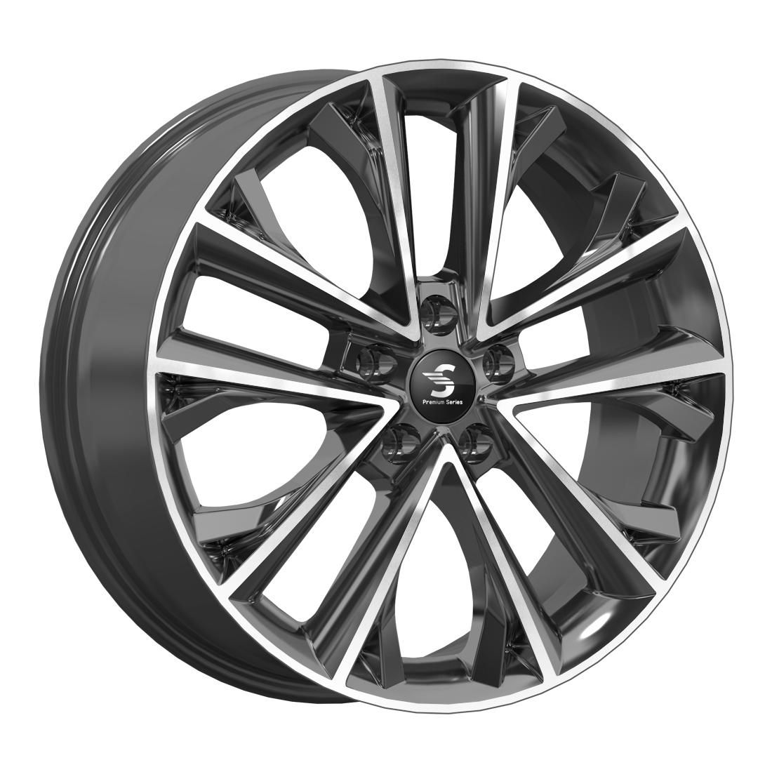 СКАД Premium КР012 (18_Tiggo 8 Pro) 7Jx18 5x108 ET47 DIA60.1 Diamond gloss graphite