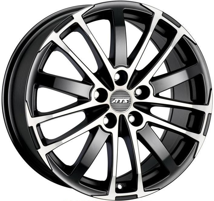ATS XTreme 7.5Jx16 5x112 ET37 DIA70.1 Racing Black Frontpolished