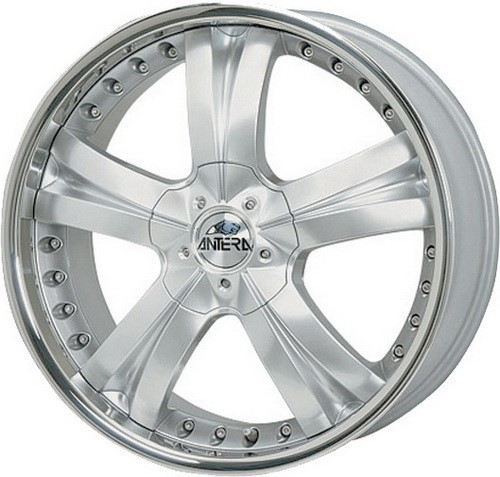 Antera 345 9.5Jx20 5x114.3 ET40 DIA75.1 Silver Lip Polished