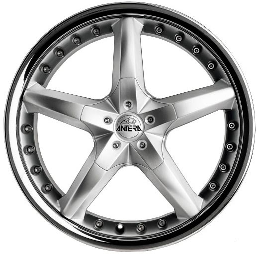 Antera 349 8Jx18 5x114.3 ET35 DIA75.1 Silver Lip Polished
