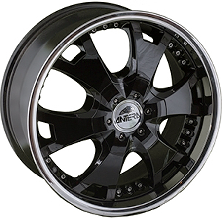 Antera 361 9.5Jx20 5x150 ET35 DIA110.1 Racing Black Lip Polished