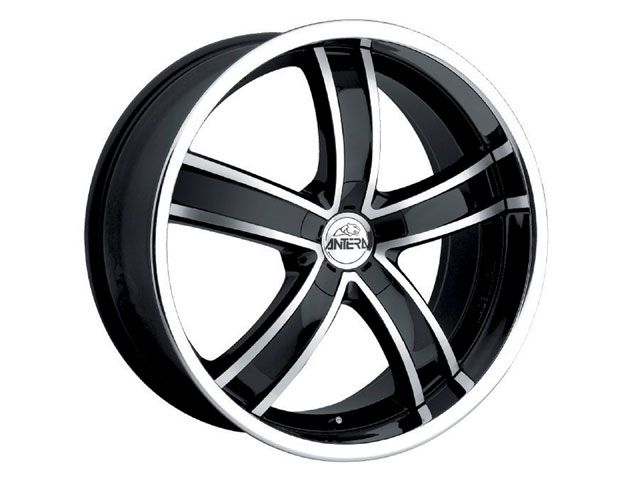 Antera 381 9.5Jx20 5x120 ET40 DIA74.1 Diamond Black Front and Lip Polished