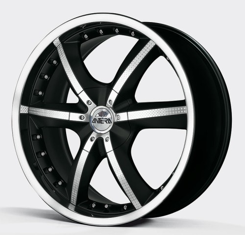 Antera 389 10Jx22 6x139.7 ET35 DIA78.1 Racing Black Lip Polished