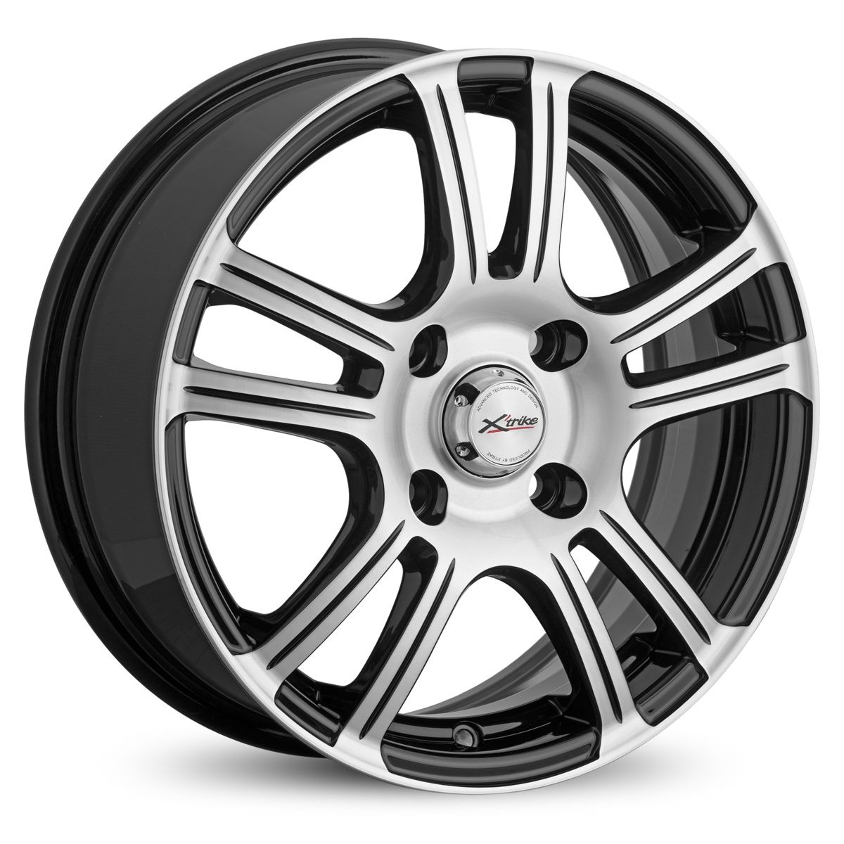 X'trike X-105 6Jx15 4x108 ET25 DIA65.1 BK/FP