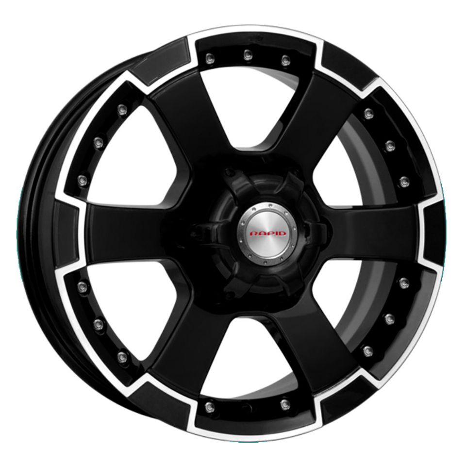 КиК M56 7Jx16 6x139.7 ET30 DIA106.1 Алмаз черный