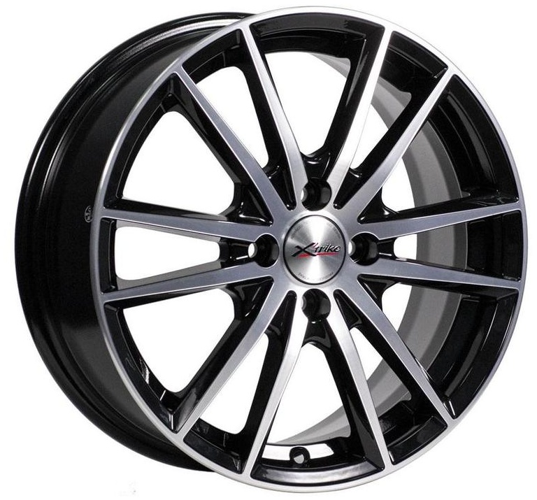 X'trike X-129 6.5Jx16 4x100 ET36 DIA60.1 BK/FP